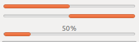 Progress bar indeterminate