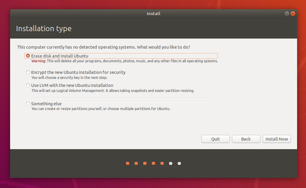 reinstall Personal Computer ubuntu