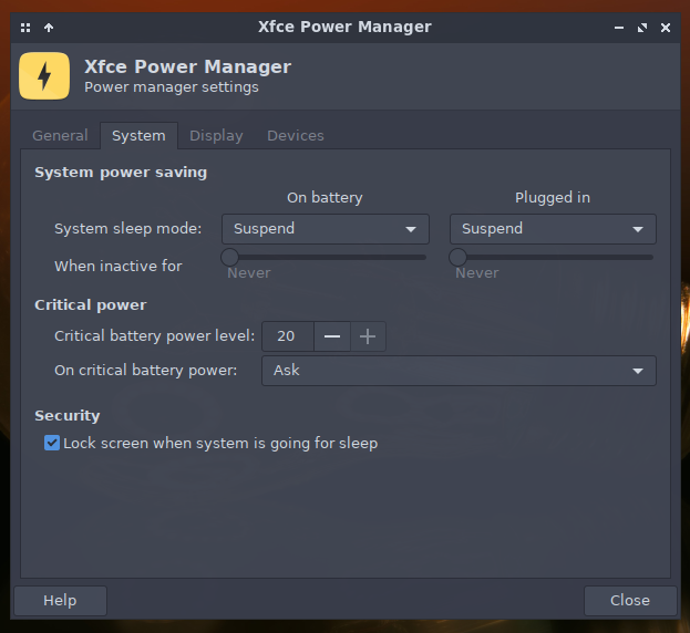 xfce-power-manager